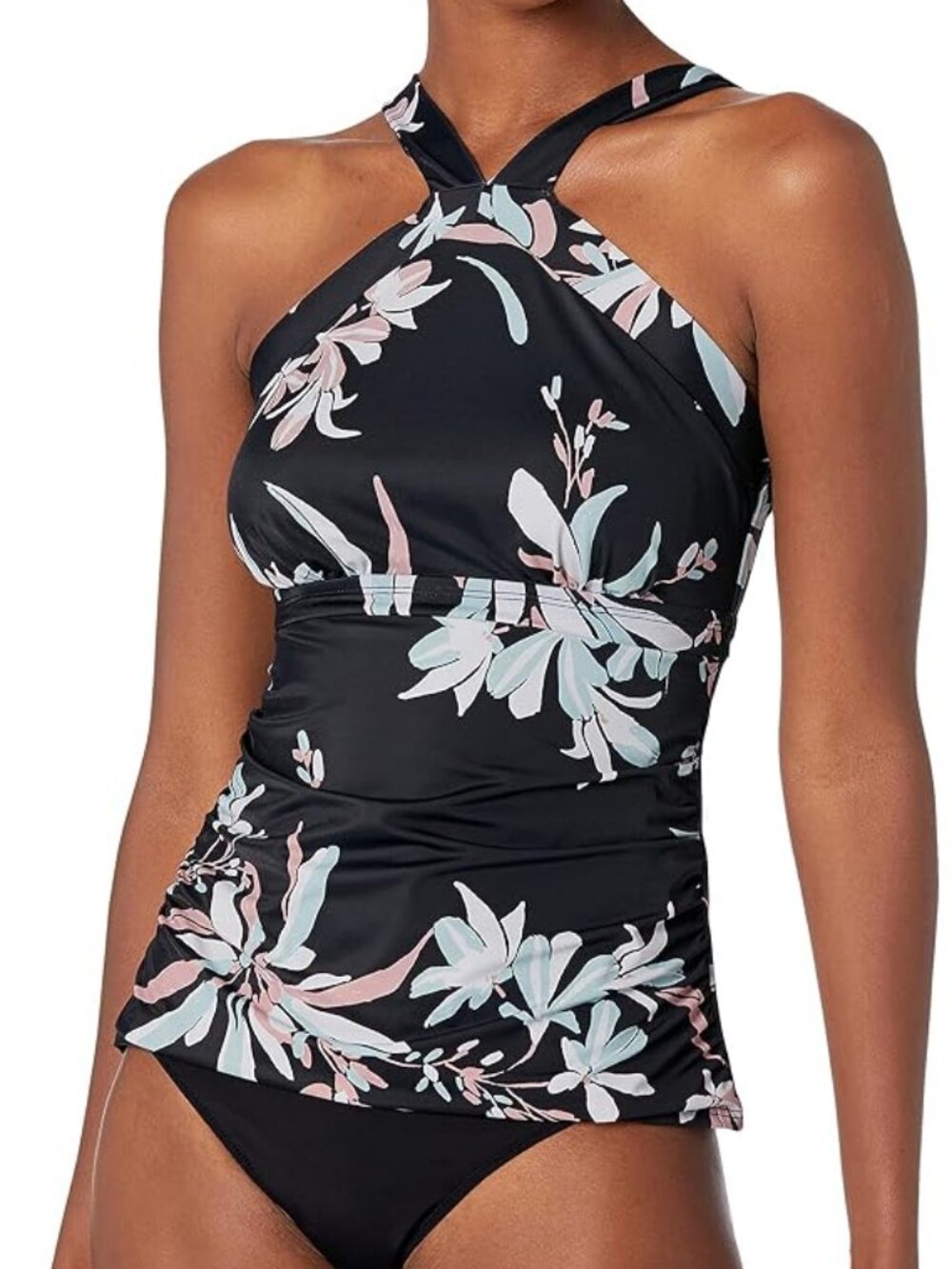 Coastal Blue Brand Women's Swimsuit, High Neck Plus Size 1X